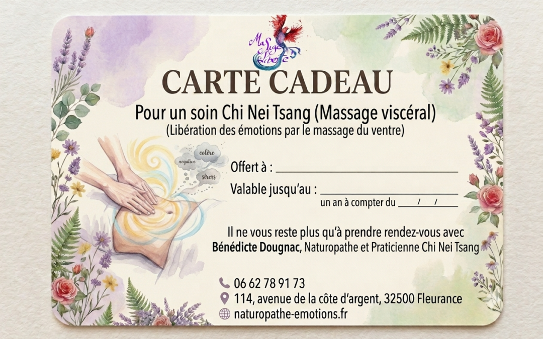 Carte cadeau ChiNei Tsang
